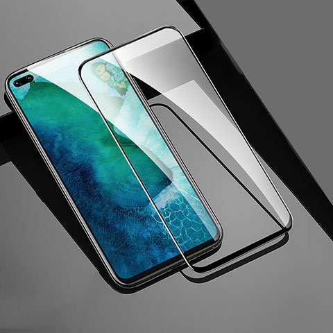 Schutzfolie Full Coverage Displayschutzfolie Panzerfolie Gehärtetes Glas Glasfolie Skins zum Aufkleben Panzerglas F05 für Huawei Honor V30 Pro 5G Schwarz