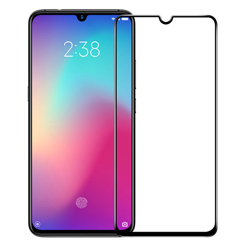 Schutzfolie Full Coverage Displayschutzfolie Panzerfolie Gehärtetes Glas Glasfolie Skins zum Aufkleben Panzerglas F05 für Xiaomi Mi 9 Lite Schwarz