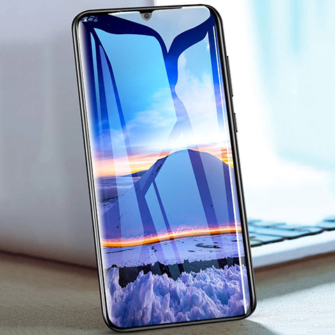 Schutzfolie Full Coverage Displayschutzfolie Panzerfolie Gehärtetes Glas Glasfolie Skins zum Aufkleben Panzerglas F05 für Xiaomi Mi Note 10 Lite Schwarz