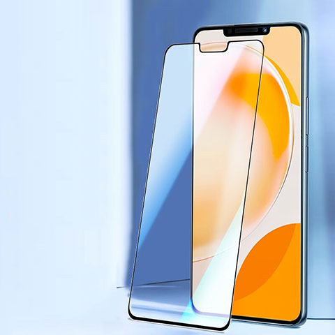 Schutzfolie Full Coverage Displayschutzfolie Panzerfolie Gehärtetes Glas Glasfolie Skins zum Aufkleben Panzerglas F06 für Huawei Nova Y91 Schwarz