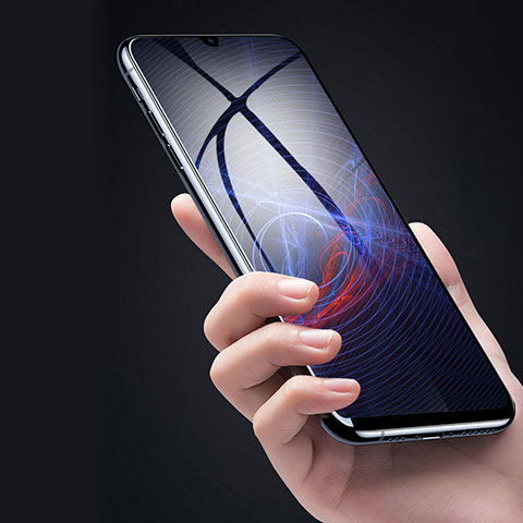 Schutzfolie Full Coverage Displayschutzfolie Panzerfolie Gehärtetes Glas Glasfolie Skins zum Aufkleben Panzerglas F06 für Samsung Galaxy A02s Schwarz