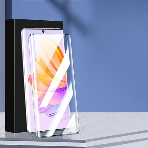 Schutzfolie Full Coverage Displayschutzfolie Panzerfolie Gehärtetes Glas Glasfolie Skins zum Aufkleben Panzerglas F07 für Huawei Nova 9 SE Schwarz