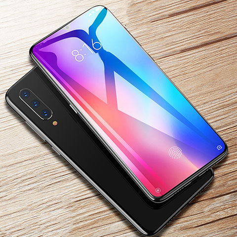 Schutzfolie Full Coverage Displayschutzfolie Panzerfolie Gehärtetes Glas Glasfolie Skins zum Aufkleben Panzerglas F08 für Xiaomi Mi 9 Schwarz