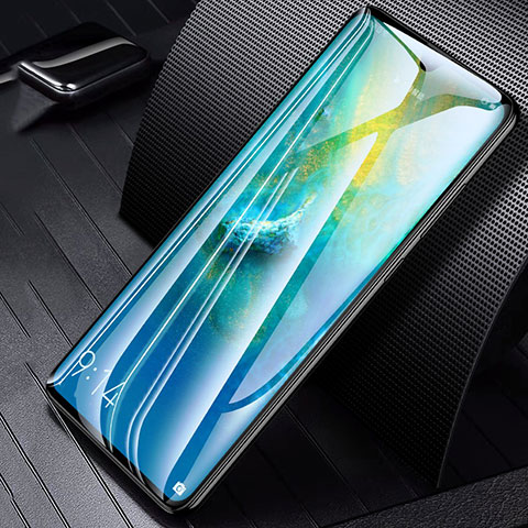 Schutzfolie Full Coverage Displayschutzfolie Panzerfolie Gehärtetes Glas Glasfolie Skins zum Aufkleben Panzerglas F08 für Xiaomi Mi Note 10 Pro Schwarz