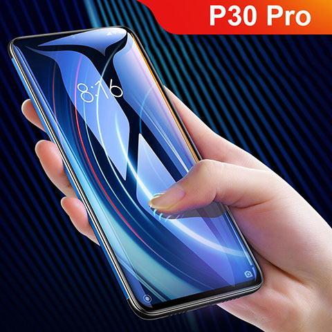 Schutzfolie Full Coverage Displayschutzfolie Panzerfolie Gehärtetes Glas Glasfolie Skins zum Aufkleben Panzerglas F10 für Huawei P30 Pro New Edition Schwarz