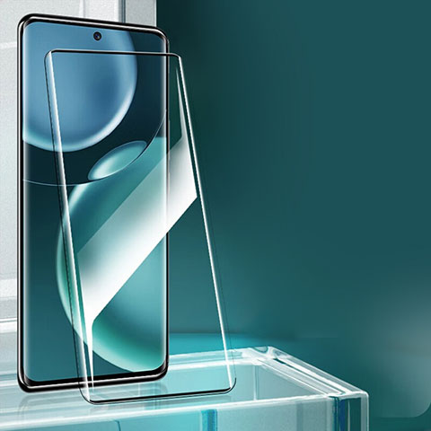 Schutzfolie Full Coverage Displayschutzfolie Panzerfolie Gehärtetes Glas Glasfolie Skins zum Aufkleben Panzerglas für Huawei Honor 80 5G Schwarz