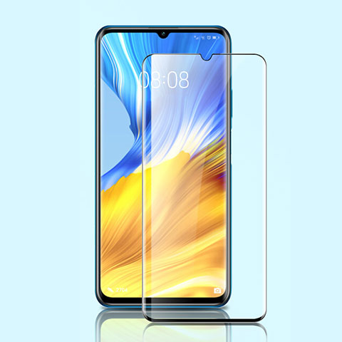 Schutzfolie Full Coverage Displayschutzfolie Panzerfolie Gehärtetes Glas Glasfolie Skins zum Aufkleben Panzerglas für Huawei Honor X10 Max 5G Schwarz