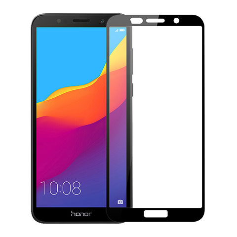 Schutzfolie Full Coverage Displayschutzfolie Panzerfolie Gehärtetes Glas Glasfolie Skins zum Aufkleben Panzerglas für Huawei Y5 (2018) Schwarz