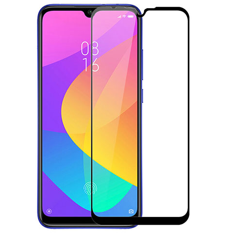 Schutzfolie Full Coverage Displayschutzfolie Panzerfolie Gehärtetes Glas Glasfolie Skins zum Aufkleben Panzerglas für Xiaomi CC9e Schwarz