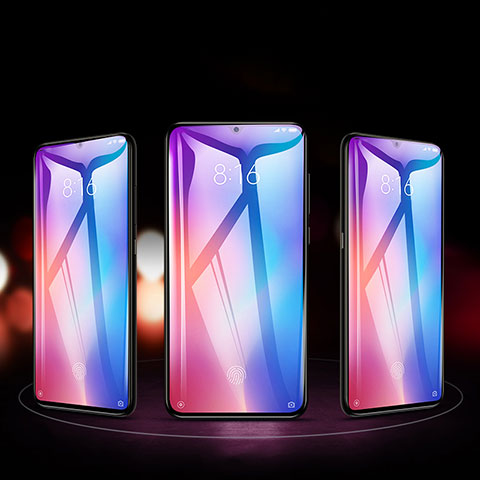 Schutzfolie Full Coverage Displayschutzfolie Panzerfolie Gehärtetes Glas Glasfolie Skins zum Aufkleben Panzerglas für Xiaomi Mi 9 Schwarz