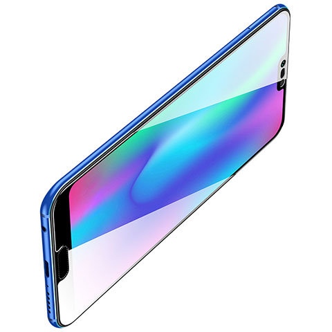 Schutzfolie Full Coverage Displayschutzfolie Panzerfolie Skins zum Aufkleben Gehärtetes Glas Glasfolie F02 für Huawei Honor 10 Schwarz