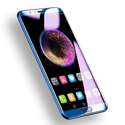 Schutzfolie Full Coverage Displayschutzfolie Panzerfolie Skins zum Aufkleben Gehärtetes Glas Glasfolie F03 für Huawei Honor View 10 Blau