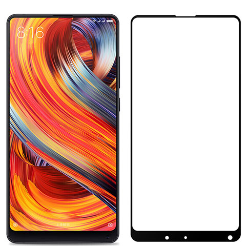 Schutzfolie Full Coverage Displayschutzfolie Panzerfolie Skins zum Aufkleben Gehärtetes Glas Glasfolie F03 für Xiaomi Mi Mix Evo Weiß