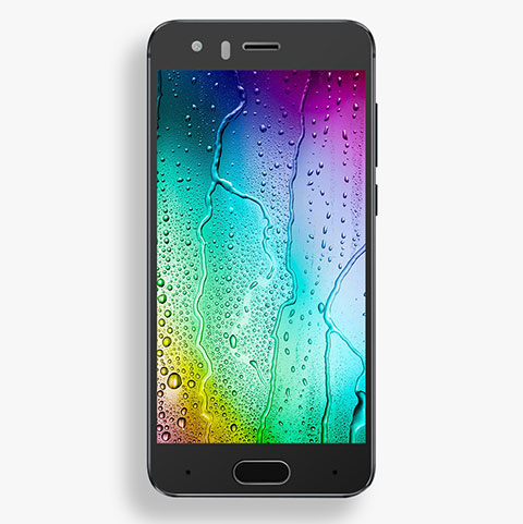 Schutzfolie Full Coverage Displayschutzfolie Panzerfolie Skins zum Aufkleben Gehärtetes Glas Glasfolie F04 für Huawei Honor 9 Schwarz