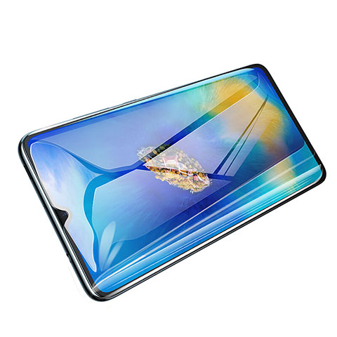 Schutzfolie Full Coverage Displayschutzfolie Panzerfolie Skins zum Aufkleben Gehärtetes Glas Glasfolie F04 für Huawei Mate 20 Schwarz