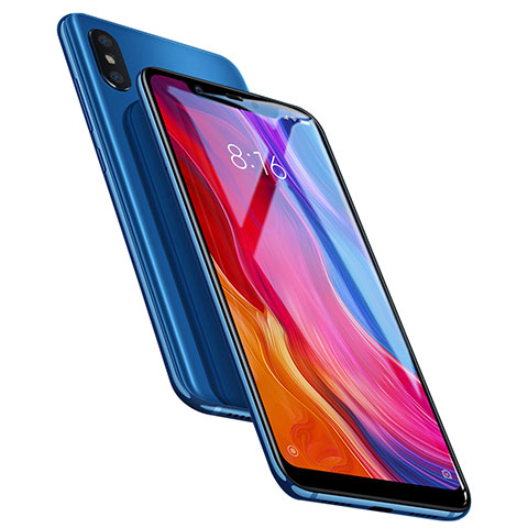 Schutzfolie Full Coverage Displayschutzfolie Panzerfolie Skins zum Aufkleben Gehärtetes Glas Glasfolie F11 für Xiaomi Mi 8 Schwarz