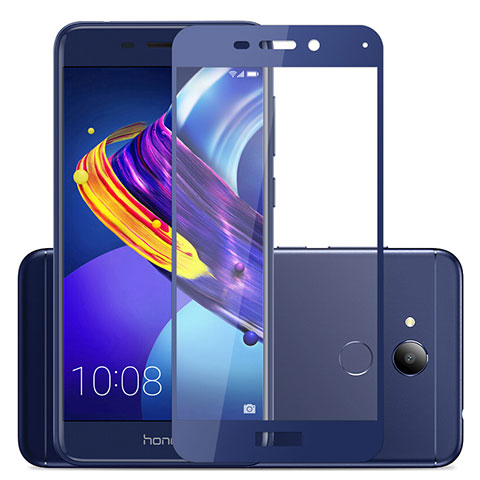 Schutzfolie Full Coverage Displayschutzfolie Panzerfolie Skins zum Aufkleben Gehärtetes Glas Glasfolie für Huawei Honor 6C Pro Blau