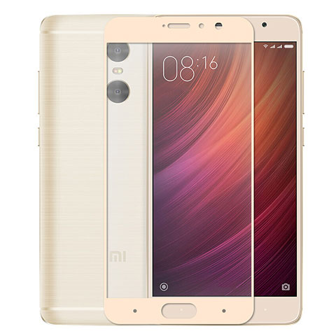 Schutzfolie Full Coverage Displayschutzfolie Panzerfolie Skins zum Aufkleben Gehärtetes Glas Glasfolie für Xiaomi Redmi Pro Gold