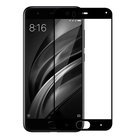 Schutzfolie Full Coverage Displayschutzfolie Panzerfolie Skins zum Aufkleben Gehärtetes Glas Glasfolie G01 für Xiaomi Mi 6 Schwarz