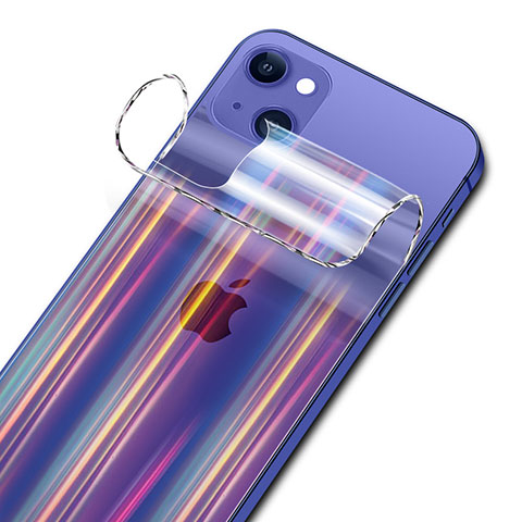 Schutzfolie Schutz Folie Rückseite Skins zum Aufkleben Panzerglas B03 für Apple iPhone 15 Plus Klar