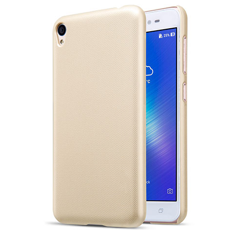 Schutzhülle Kunststoff Hülle Matt für Asus Zenfone Live ZB501KL Gold