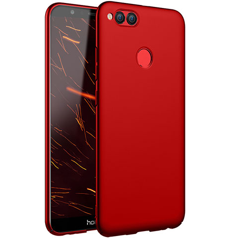 Schutzhülle Kunststoff Hülle Matt für Huawei Honor 7X Rot