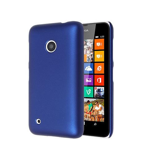 Schutzhülle Kunststoff Hülle Matt für Nokia Lumia 530 Blau