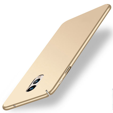 Schutzhülle Kunststoff Hülle Matt für Samsung Galaxy C7 (2017) Gold