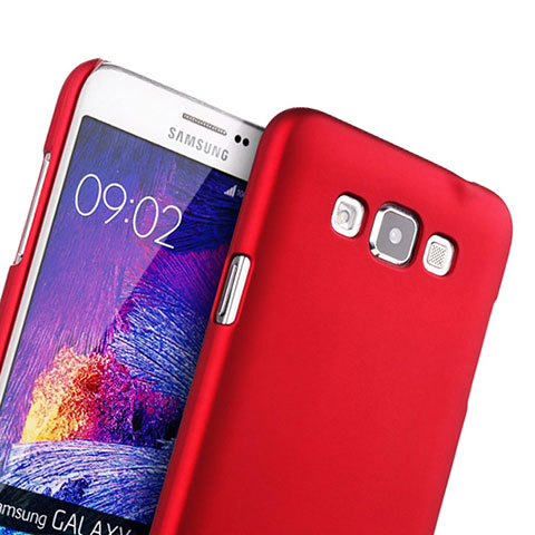 Schutzhülle Kunststoff Hülle Matt für Samsung Galaxy Grand 3 G7200 Rot