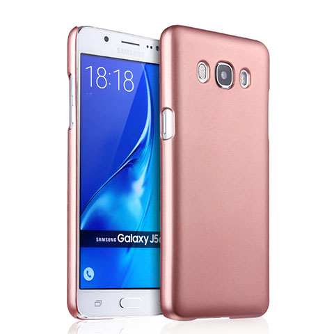 Schutzhülle Kunststoff Hülle Matt für Samsung Galaxy J5 (2016) J510FN J5108 Rosegold