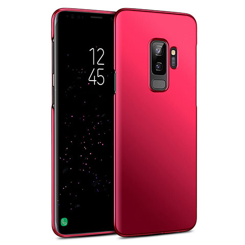 Schutzhülle Kunststoff Hülle Matt für Samsung Galaxy S9 Plus Rot