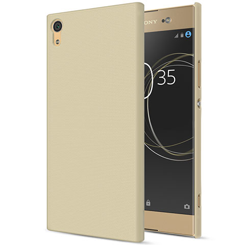 Schutzhülle Kunststoff Hülle Matt für Sony Xperia XA1 Ultra Gold