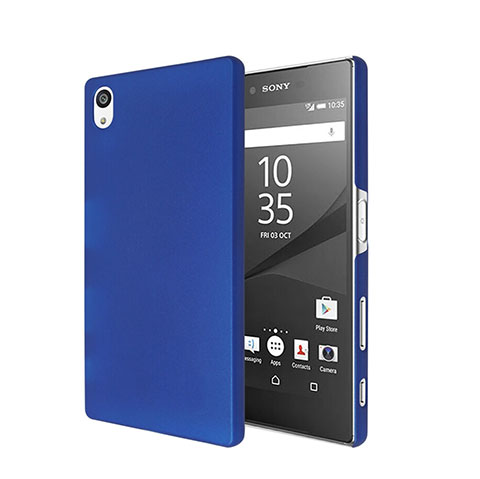 Schutzhülle Kunststoff Hülle Matt für Sony Xperia Z5 Blau