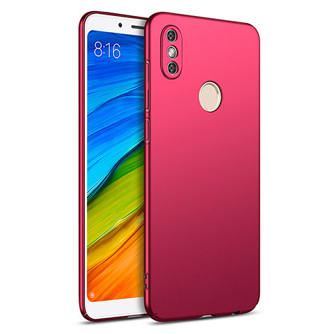 Schutzhülle Kunststoff Hülle Matt für Xiaomi Redmi Note 5 Pro Rot