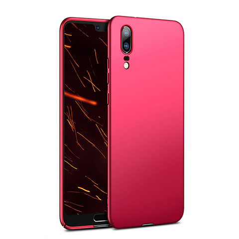 Schutzhülle Kunststoff Hülle Matt M02 für Huawei P20 Rot