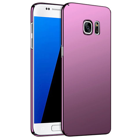 Schutzhülle Kunststoff Hülle Matt M02 für Samsung Galaxy S7 G930F G930FD Violett