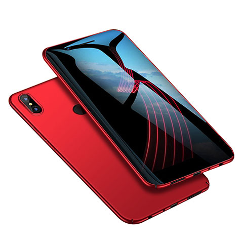 Schutzhülle Kunststoff Hülle Matt M02 für Xiaomi Redmi Note 5 Pro Rot