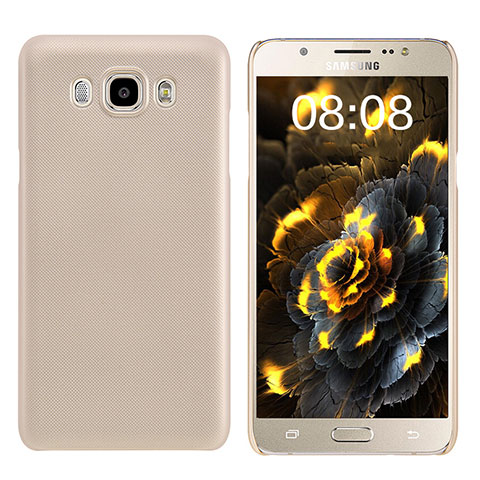 Schutzhülle Kunststoff Hülle Matt M03 für Samsung Galaxy J7 (2016) J710F J710FN Gold