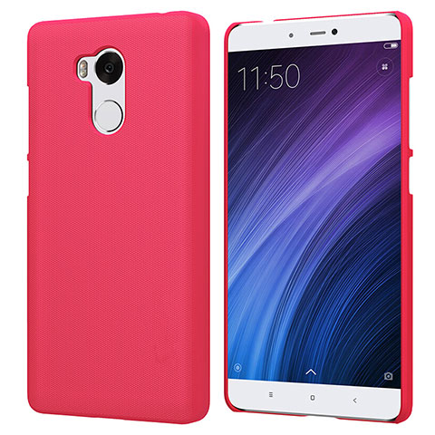 Schutzhülle Kunststoff Hülle Punkte Loch für Xiaomi Redmi 4 Prime High Edition Rot