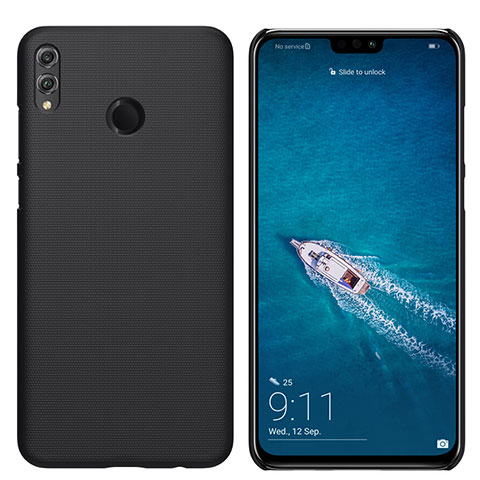 Schutzhülle Kunststoff Tasche Matt für Huawei Honor 8X Schwarz