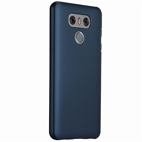 Schutzhülle Kunststoff Tasche Matt für LG G6 Blau