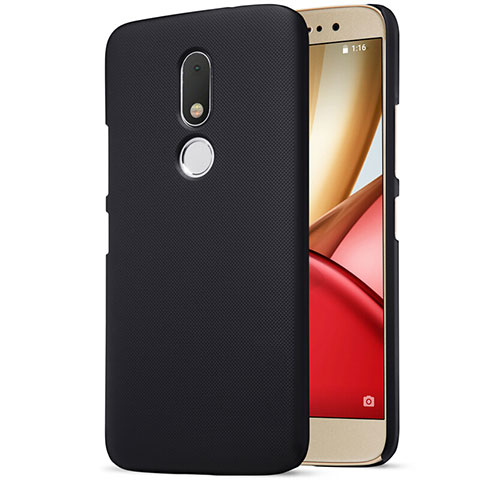 Schutzhülle Kunststoff Tasche Matt für Motorola Moto M XT1662 Schwarz