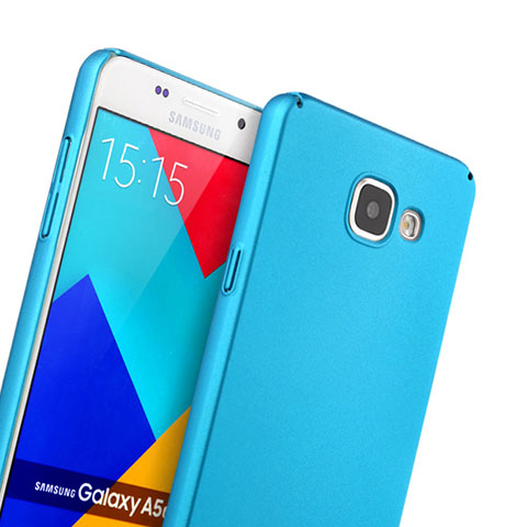 Schutzhülle Kunststoff Tasche Matt für Samsung Galaxy A5 (2016) SM-A510F Hellblau