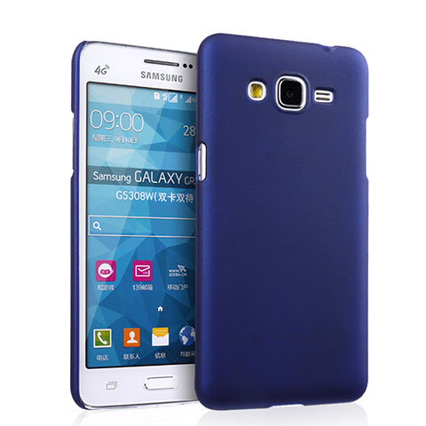 Schutzhülle Kunststoff Tasche Matt für Samsung Galaxy Grand Prime SM-G530H Blau