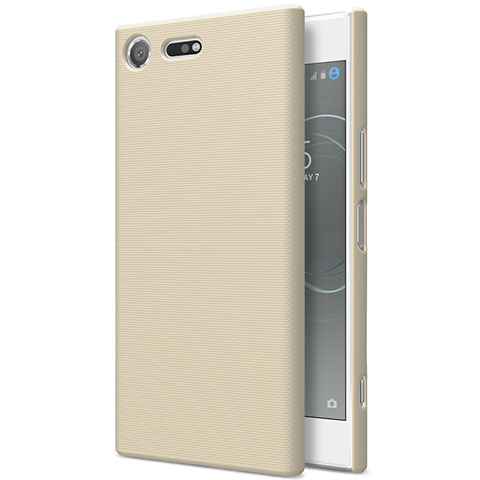 Schutzhülle Kunststoff Tasche Matt für Sony Xperia XZ Premium Gold