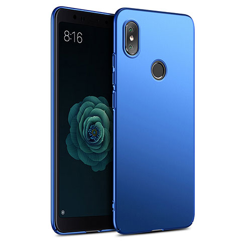 Schutzhülle Kunststoff Tasche Matt für Xiaomi Mi 6X Blau