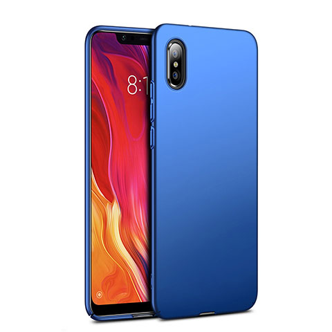 Schutzhülle Kunststoff Tasche Matt für Xiaomi Mi 8 Pro Global Version Blau