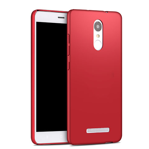 Schutzhülle Kunststoff Tasche Matt für Xiaomi Redmi Note 3 Pro Rot