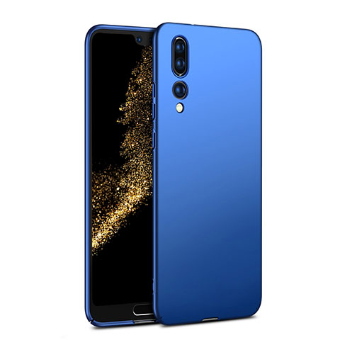 Schutzhülle Kunststoff Tasche Matt M02 für Huawei P20 Pro Blau