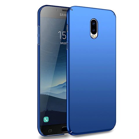 Schutzhülle Kunststoff Tasche Matt M02 für Samsung Galaxy C7 (2017) Blau